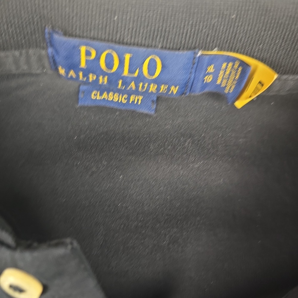 Polo Ralph Lauren Classic Fit Soft Cotton Polo Shirt Black size XL - Picture 2 of 8